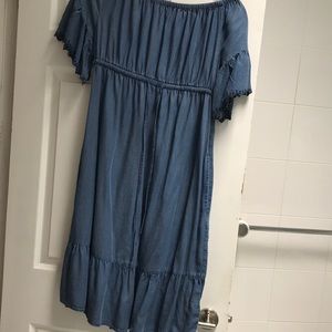 Gap Maternity dress blue jeans color size S